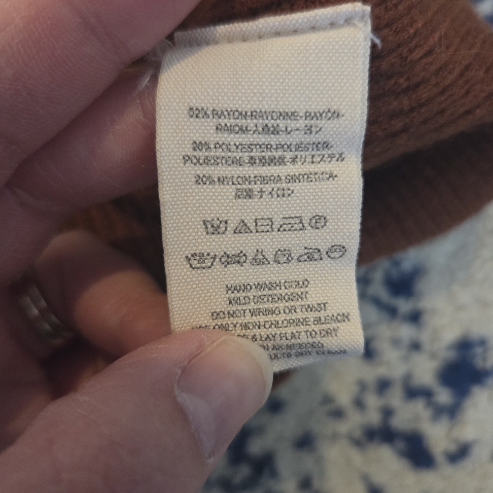 Free People Warm Brown Turtleneck Sweater - Picture 7 of 7